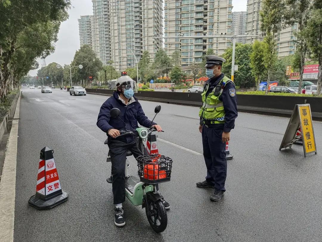 中山摩托车安全行，喜见交通无事故